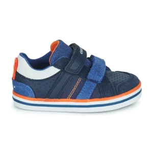 Geox B KILWI BOY Couleur Bleu / Orange vente luxe pas cher 10