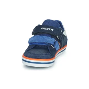 Geox B KILWI BOY Couleur Bleu / Orange vente luxe pas cher 12