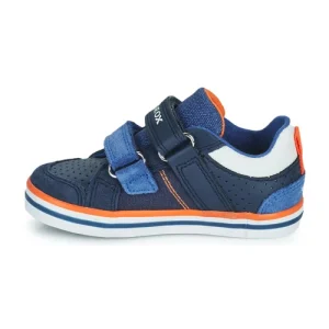 Geox B KILWI BOY Couleur Bleu / Orange vente luxe pas cher 14