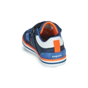 Geox B KILWI BOY Couleur Bleu / Orange vente luxe pas cher 16