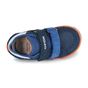 Geox B KILWI BOY Couleur Bleu / Orange vente luxe pas cher 18