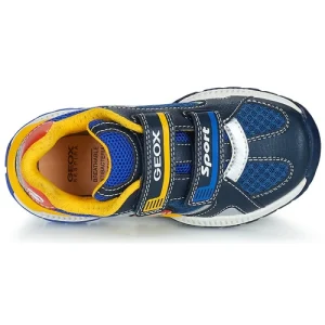 pas cher marque Geox J TUONO BOY Couleur Bleu / Jaune 18