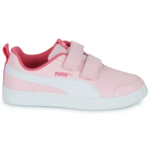 dernières Puma COURTFLEX V2 V PS Couleur Rose / Blanc 10