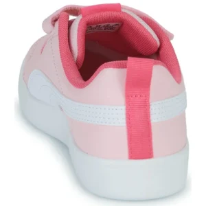 dernières Puma COURTFLEX V2 V PS Couleur Rose / Blanc 16