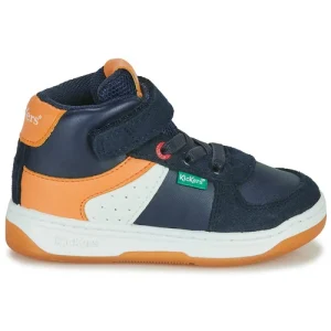 mode tendance Kickers KICKALIEN Couleur Marine / Orange 10