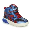 dernière tendance Geox J GRAYJAY BOY C Couleur Bleu / Rouge 20