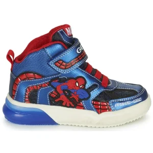 dernière tendance Geox J GRAYJAY BOY C Couleur Bleu / Rouge 10