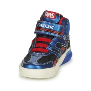 dernière tendance Geox J GRAYJAY BOY C Couleur Bleu / Rouge 12