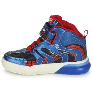 dernière tendance Geox J GRAYJAY BOY C Couleur Bleu / Rouge 14