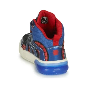 dernière tendance Geox J GRAYJAY BOY C Couleur Bleu / Rouge 16