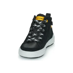 vente pas cher Geox J WEEMBLE BOY B Couleur Noir / Gris / Jaune 12