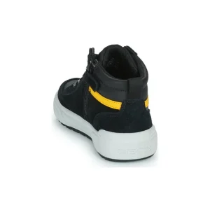 vente pas cher Geox J WEEMBLE BOY B Couleur Noir / Gris / Jaune 16