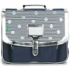 achat pas cher Tann’s GAELLE CARTABLE 38 CM Couleur Marine / Argent 19