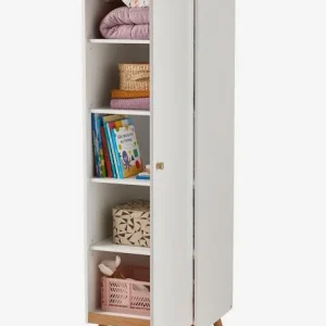 Armoire 1 Porte LIGNE CONFETTI Blanc/bois – Vertbaudet achat 10