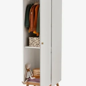 Armoire 1 Porte LIGNE CONFETTI Blanc/bois – Vertbaudet achat 12