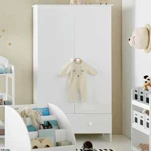 Nouveau Armoire 2 Portes LIGNE SIRIUS Blanc – Vertbaudet 16