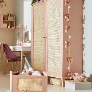 marque pas cher Armoire Cannage LIGNE POÉSIE Rose – Vertbaudet 11