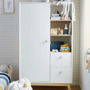 Armoire LIGNE GRANDE OURSE Blanc/bois – Vertbaudet Nouveau 10