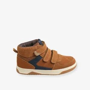 Promotio de vente Baskets Montantes En Cuir Garçon Camel – Vertbaudet 12