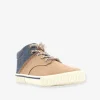 Baskets Sneakers Hautes Garçon Posture KICKERS® Camel Denim – Kickers grande popularité 20