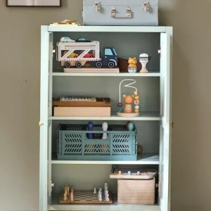 Bibliothèque / Petite Armoire 2 Portes LIGNE PARISIENNE Vert D’eau – Vertbaudet marque pas cher 12