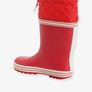 dernière tendance Bottes De Pluie Col Matelassé Rouge – Vertbaudet 11