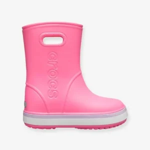 à prix réduits Bottes De Pluie Enfant Crocband Rain Boot K CROCS(TM) Pink Lemonade / Lavender – Crocs 10