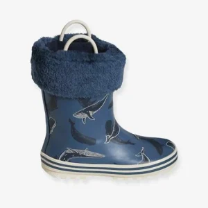 Nouveau Bottes De Pluie Imprimées Garçon Collection Maternelle Bleu Foncé Imprimé – Vertbaudet 12