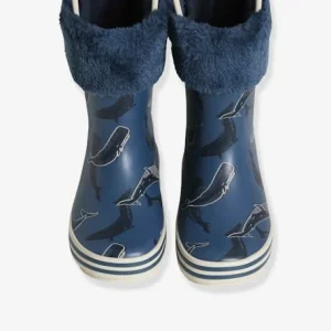 Nouveau Bottes De Pluie Imprimées Garçon Collection Maternelle Bleu Foncé Imprimé – Vertbaudet 16