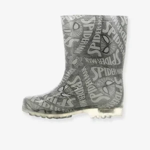 Bottes De Pluie Semelle Lumineuse Spiderman® Gris Clair Imprime – Spiderman boutiqued en ligne 11