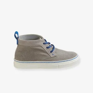 Bottines Chukka Garçon En Cuir Gris – Vertbaudet fashion pas cher 9