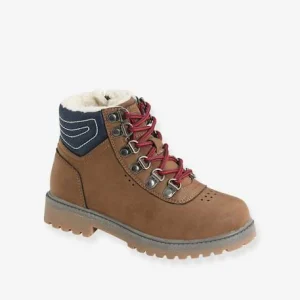 Bottines Garçon Lacées Et Zippées Cognac – Vertbaudet Large choix en ligne 14