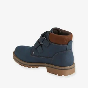 Bottines Montantes Scratchées Garçon Marine Grisé – Vertbaudet officiel 11