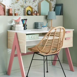 garantis authentique Bureau Enfant Coloriage Rose – Vertbaudet 15