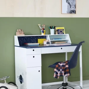 Paiement sécurisé Bureau Enfant COSMOS Blanc Clair Uni Avec Decor – Vertbaudet 14