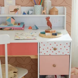 Bureau Enfant Léa Blanc – Bois – Vertbaudet Les achats en ligne 16