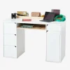 Bureau Enfant LIGNE ECLIPSE Blanc/bois – Vertbaudet à prix très bas 16