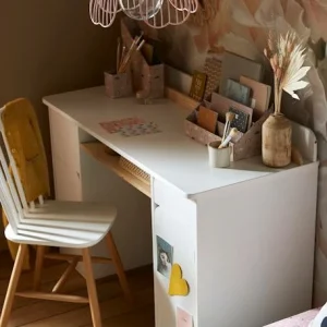 Bureau Enfant LIGNE ECLIPSE Blanc/bois – Vertbaudet à prix très bas 14