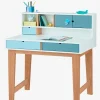 Bureau Enfant LIGNE OSLO Blanc/bleu/bois – Vertbaudet garantie de qualité 20