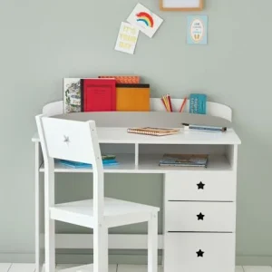 Bureau Enfant LIGNE SIRIUS Blanc – Vertbaudet Neuve avec étiquette 16