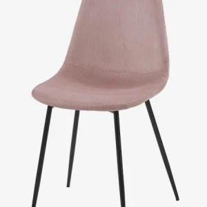 en ligne Chaise Enfant En Velours Côtelé Soft Rose – Vertbaudet 14