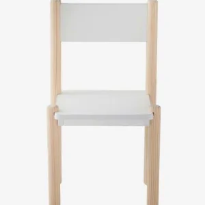 grande marque pas cher Chaise Maternelle Pour Table De Jeu LIGNE WOODY Blanc – Bois – Vertbaudet 9