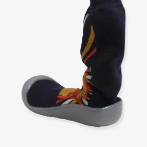 marque pas cher en ligne Chaussons-chaussettes Garçon Antidérapants Marine – Vertbaudet 16