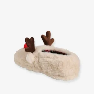 en promotion Chaussons De Noël Pour La Famille Beige Clair – Vertbaudet 14