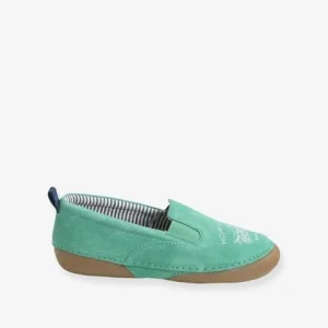 excellents soldes Chaussons élastiqués Garçon En Cuir Vert – Vertbaudet 18