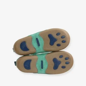 excellents soldes Chaussons élastiqués Garçon En Cuir Vert – Vertbaudet 16