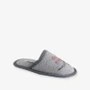 Livraison internationale Chaussons Mules Dinosaure Enfant Gris Chiné – Vertbaudet 20