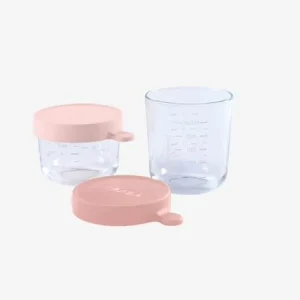 ﻿soldes Coffret De 2 Pots De Conservation En Verre BEABA Airy Green/ Light Mist – Beaba 10