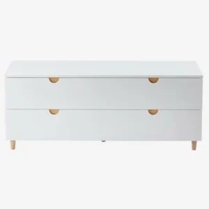 Boutique Commode 2 Tiroirs Sous Pente LIGNE SMILE Blanc – Vertbaudet 9