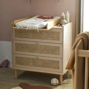 Commode En Cannage LIGNE POÉSIE Rose – Vertbaudet grande surprise 16